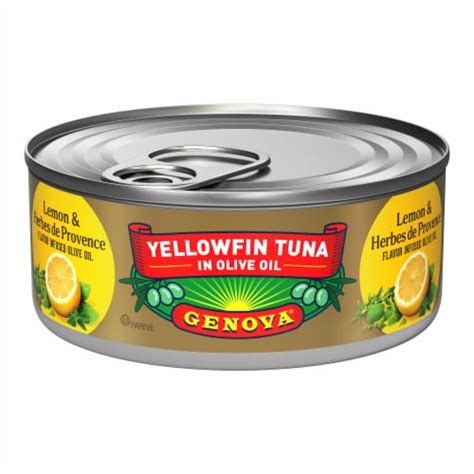 Genova Lemon Herb De Provence Yellowfin Tuna In Olive Oil 5 Oz