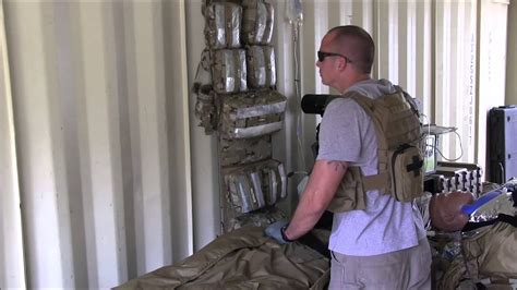 Tccc Tactical Combat Casualty Care Sustainment Kit Currently In Use