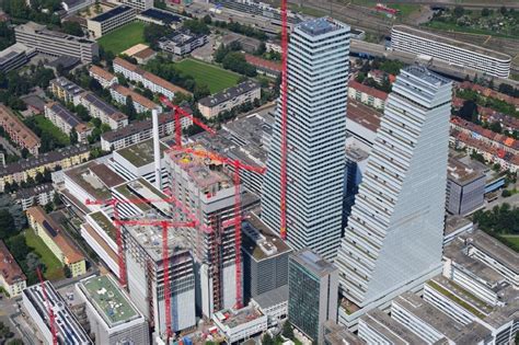 Basel Von Oben Erweiterungs Baustellen Am Areal Und Betriebsgel Nde