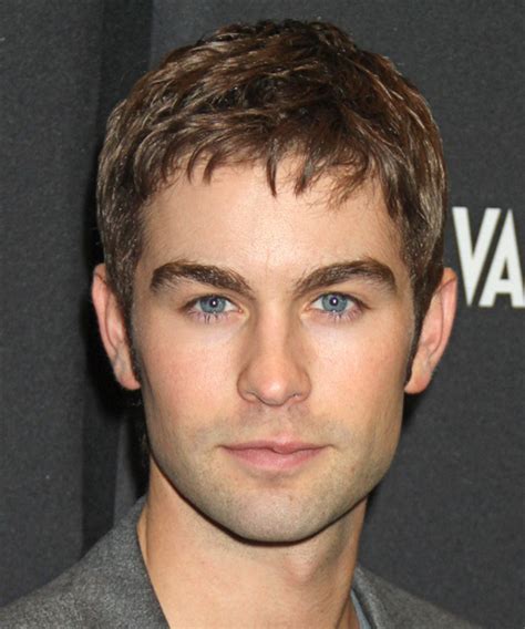 Chase Crawford Short Straight Light Chocolate Brunette Hairstyle