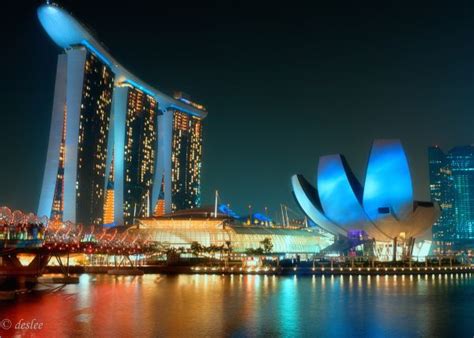 Wallpaper : city, bridge, night, YAHOO, Google, flyer, Nikon, Singapore ...