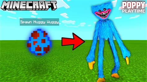 How To SPAWN HUGGY WUGGY In MINECRAFT Poppy Playtime BATDR Minecraft