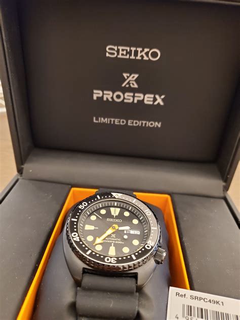 Seiko Prospex Ninja Turtle Black Series Limited Edition Srpc49k