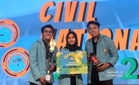 Tim Semar Shankara FT UNS Raih Juara 1 Kompetisi Civil National Expo Di