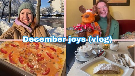 December Joys Vlog Christmas Decor Haul Making Pizza First Snow