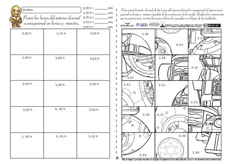 Del Sistema Decimal De Numeración Al Sexagesimal Con Las Horas Ii