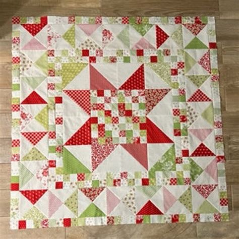 Scrappy Star Quilt Pattern Pdf Layer Cake Friendly X Finished Etsy