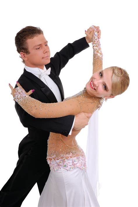 Dancing Couple Isolated White Background Danceworks Devon