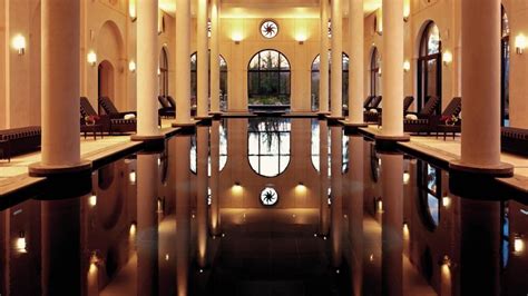 Black Indoor Swimming Pool At Four Seasons France Creepy But Soo