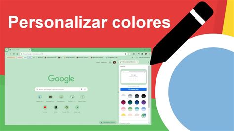 Como cambiar los colores de la ventana de Google Chrome Nuevo diseño