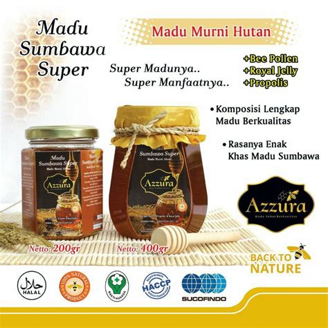 Jual Madu Azzura Sumbawa Super Asli Murni Dan Alami Shopee Indonesia