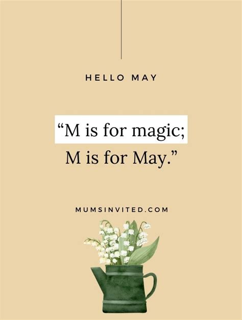 86 Hello May Quotes To Motivate You This Month - Mums Invited