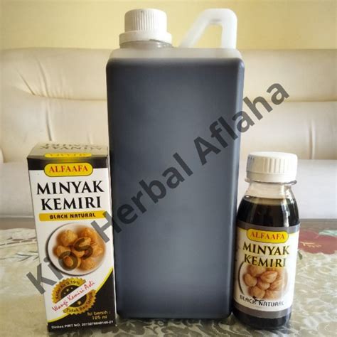 Jual Minyak Kemiri Bakar Liter Homemade Penumbuh Rambut Jenggot