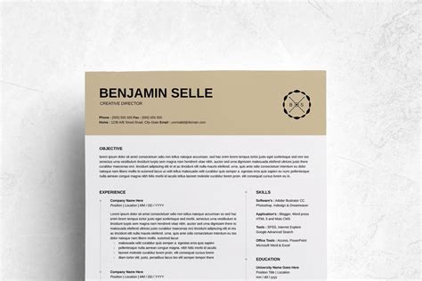 Resume Template | 5 Pages | Resume template, Templates, Web design