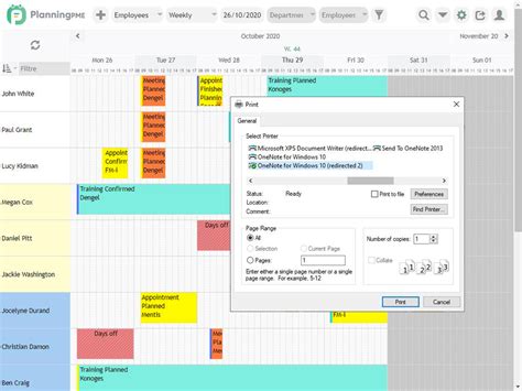 Skriv Ut Arbetsschemat PlanningPME Web Access