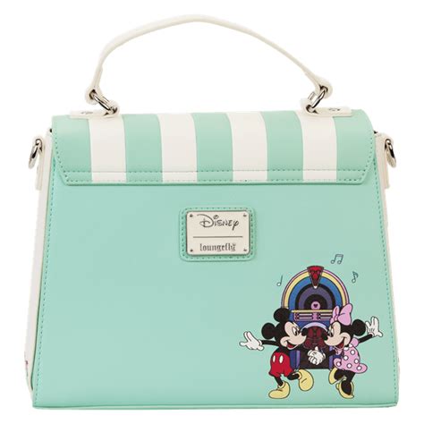 Mickey And Minnie Date Night Diner Crossbody Bag Loungefly Bag Free