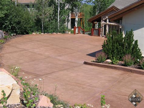 Driveway Acid Stained | Concrete Design Systems - Salt Lake City, Utah