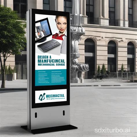 Portable Digital Signage Design For Manufacturing SDXL Free Online