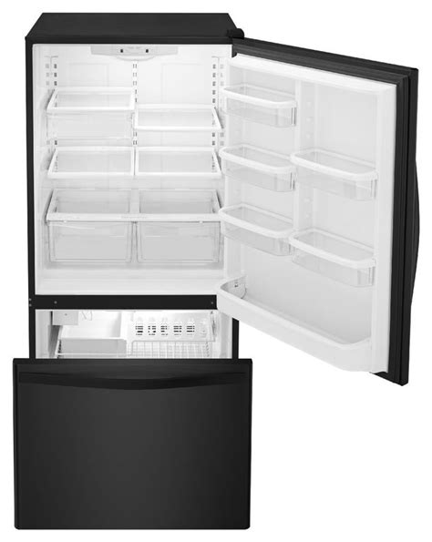 Whirlpool® Gold® 22.1 Cu. Ft. Black Bottom Freezer Refrigerator | Big ...