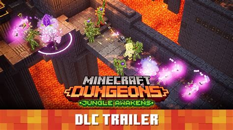 Minecraft Dungeons Jungle Awakens Official Launch Trailer Youtube