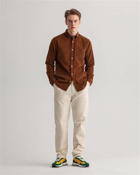 Gant Mens Regular Fit Corduroy Shirt 3017170 Gant