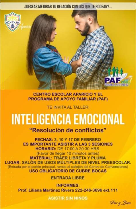 Taller De Inteligencia Emocional 2023 Centro Escolar Aparicio