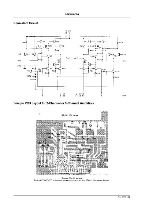 Stk Datasheet Pages Sanyo Af Power Amplifier Split Power