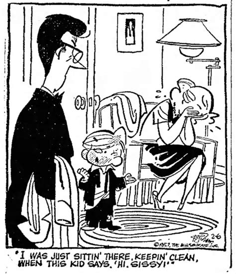 Dennis The Menace By Hank Ketcham Dennis The Menace Newspaper Comic Strip Pin Up Poses