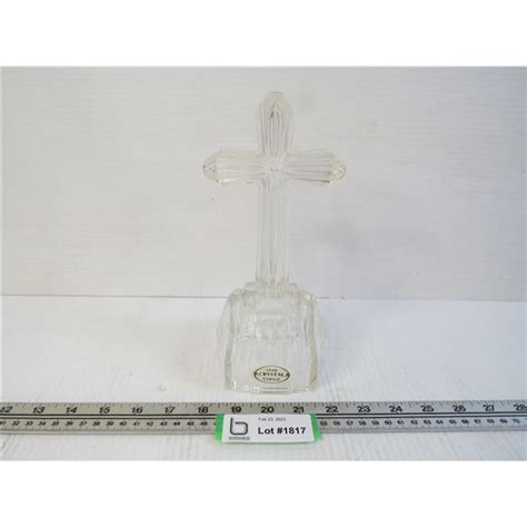 Lead Crystal Cross Bodnarus Auctioneering