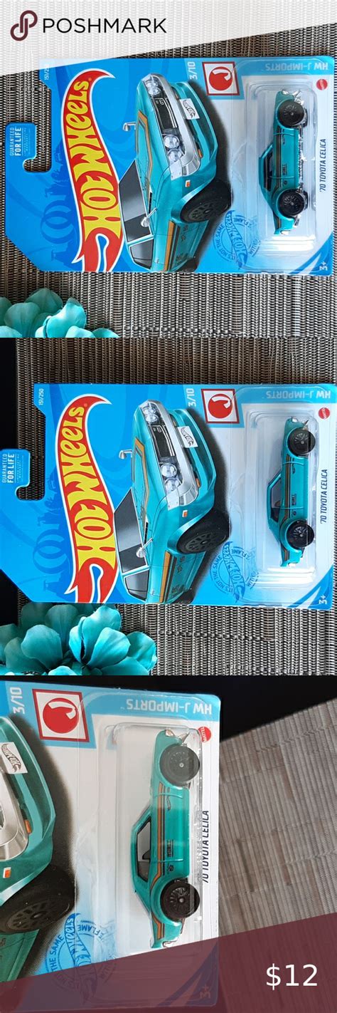 Hot Wheels 70 Toyota Celica 2021 Hw J Imports Diecast Car Metalflake Teal Diecast Cars