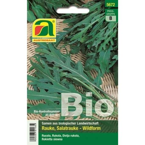 Austrosaat Bio Rucola Selvatica Packung Bloomling Deutschland