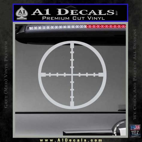 Rifle Scope Decal Sticker D1 A1 Decals