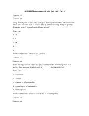 BUS 1103 Microeconomics Graded Quiz Unit 3 Part 4 Rtf BUS 1103