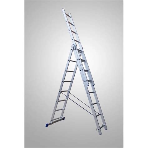 Лестница трехсекционная STAIRS универсальная 8 ступеней AL308 ...