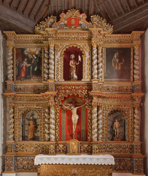 Retablo Mayor Iglesia De San Juan Bautista Real Academia Canaria De