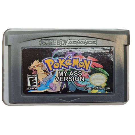 Pokémon My Ass Version ROM Hack for GBA Hilarious Pokémon Adventure Quirky Fun