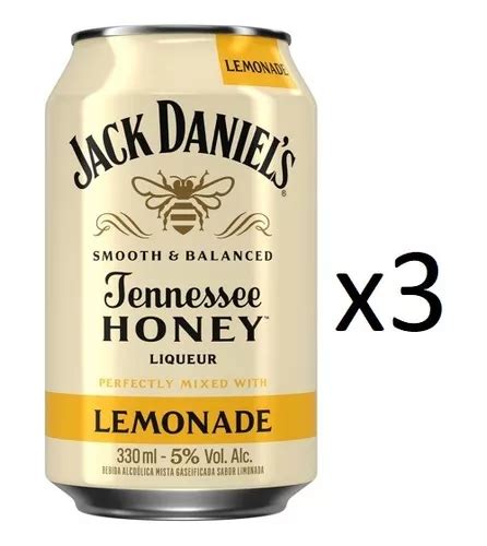 Kit Jack Daniel S Honey Lemonade 330ml 3 Latas