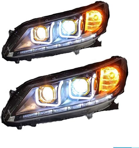 Juego De Faros Delanteros Para Honda Accord Bi Xenon Con