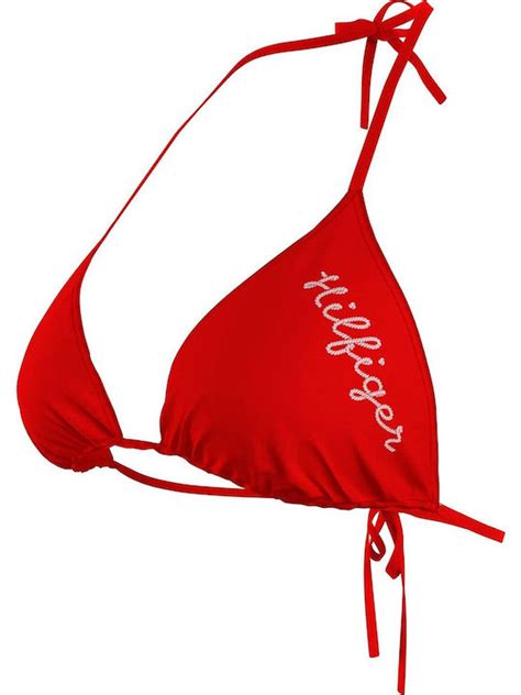 Tommy Hilfiger Bikini Τριγωνάκι Κόκκινο UW0UW04587 SNE Skroutz gr