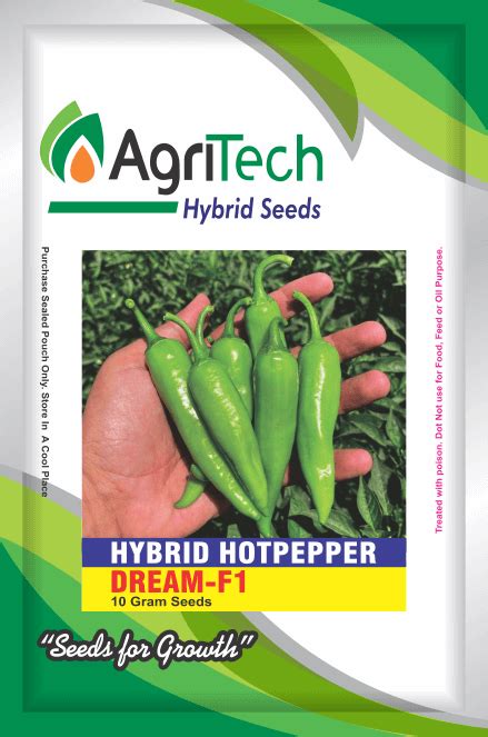 Dream F1 Hybrid Hot Pepper Seed Agritech Green Gold Agri Seedspvtltd