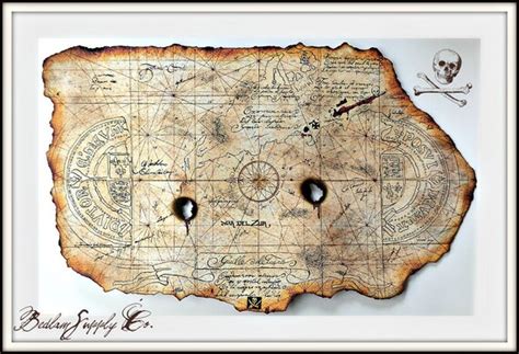 Large Goonies Treasure Map Print | Etsy