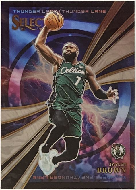 Jaylen Brown Panini Select Basketball Boston Celtics Thunder