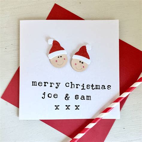 personalised christmas santa card by kitty's | notonthehighstreet.com