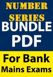 Number Series Ultra Bundle PDF For Upcoming Bank Prelims Exams