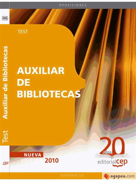 Auxiliar De Bibliotecas Test S L Editorial Cep