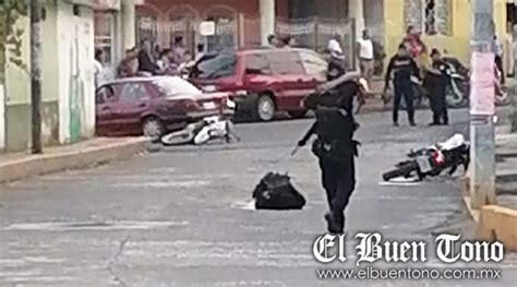 Balacera en Omealca deja 2 policías municipales sin vida El Buen Tono