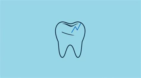 Premium Photo Blue Tooth Logo Icon And Line For Text For Dentist Or