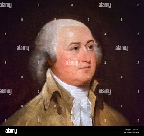 John Adams. Portrait of the 2nd US President, John Adams (1735-1826) by ...