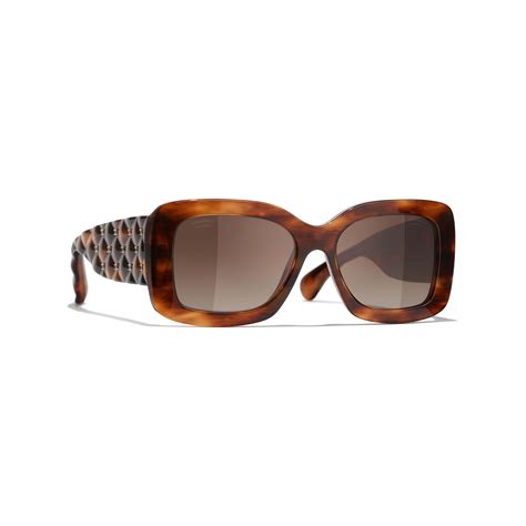 Sunglasses Rectangle Sunglasses Acetate — Fashion Chanel