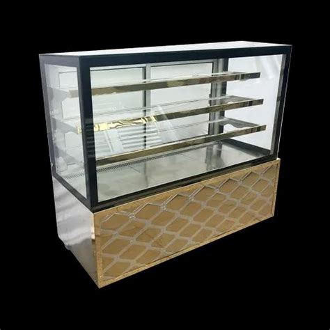 Stainless Steel Glass Corian Cake Sweet Display Counters For Bakery